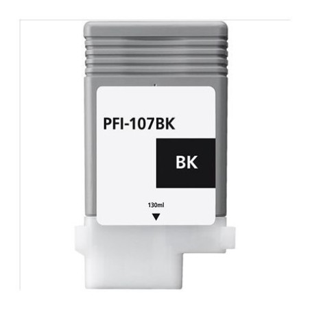 CARTOUCHE COMPATIBLE CANON PFI-107BK DYE 130 ML