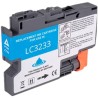 CARTOUCHE COMPATIBLE BROTHER LC3233/LC3235 CYAN 5 000 PAGES