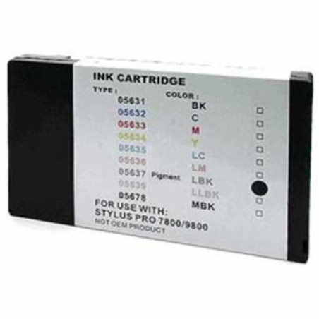 CARTOUCHE COMPATIBLE EPSON T6037 LIGHT BLACK220 ML