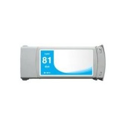 CARTOUCHE COMPATIBLE HP N°81 CYAN 680 ML DYE