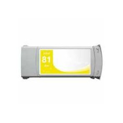 CARTOUCHE COMPATIBLE HP N°81 YELLOW 680 ML DYE