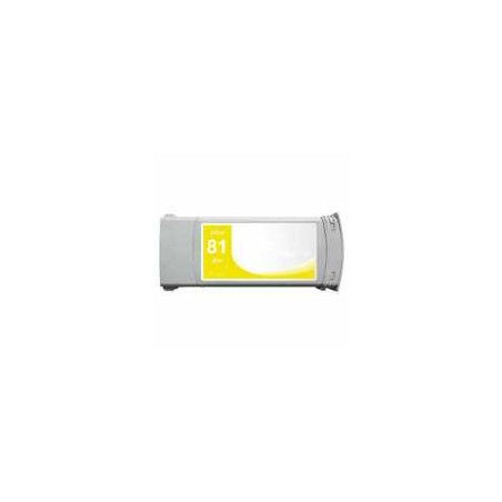 CARTOUCHE COMPATIBLE HP N°81 YELLOW 680 ML DYE