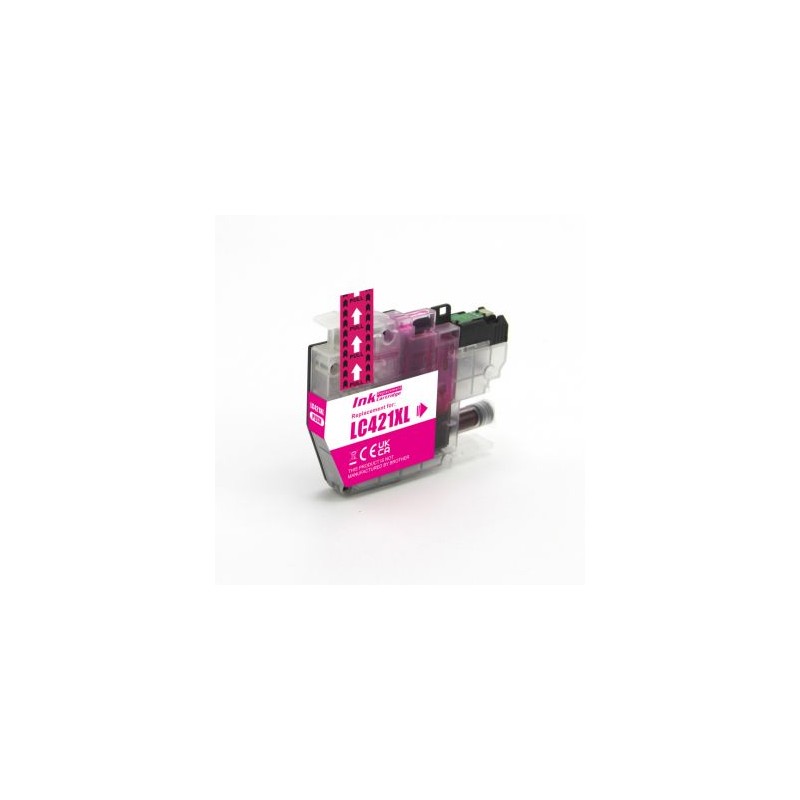 CARTOUCHE COMPATIBLE BROTHER LC-421 MAGENTA