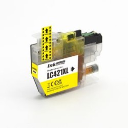 CARTOUCHE COMPATIBLE BROTHER LC-421 YELLOW