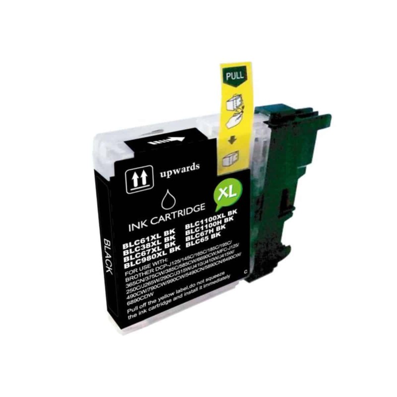 CARTOUCHE COMPATIBLE REMPLACE BROTHER LC980/11000 BK 28 ML