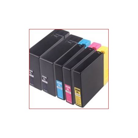 PACK DE 5 CARTOUCHES COMPATIBLES CANON PGI-2500 XL