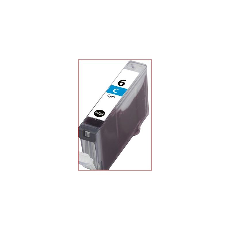 CARTOUCHE JET D'ENCRE COMPATIBLE CANON BCI-3/6C CYAN