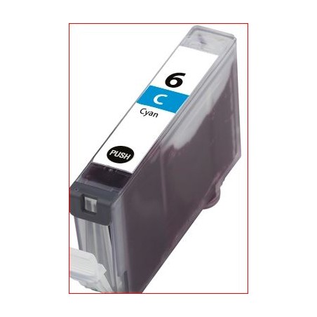 CARTOUCHE JET D'ENCRE COMPATIBLE CANON BCI-3/6C CYAN