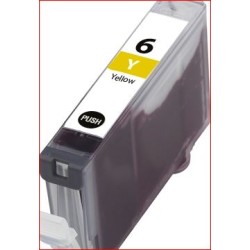 CARTOUCHE JET D'ENCRE COMPATIBLE CANON BCI-3/6Y YELLOW