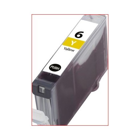 CARTOUCHE JET D'ENCRE COMPATIBLE CANON BCI-3/6Y YELLOW