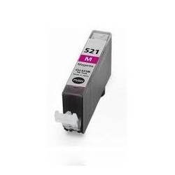 CARTOUCHE JET D'ENCRE COMPATIBLE CANON CLI-521M MAGENTA