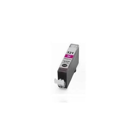 CARTOUCHE JET D'ENCRE COMPATIBLE CANON CLI-521M MAGENTA