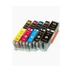 PACK DE 5 CARTOUCHES COMPATIBLES CANON PGI 570-CLI 571XL