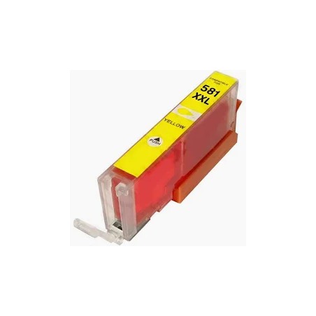 CARTOUCHE JET D'ENCRE COMPATIBLE CANON CLI-581XXL YELLOW