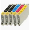 PACK DE 4 CARTOUCHES COMPATIBLES EPSON T0445