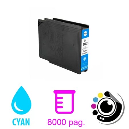 CARTOUCHE COMPATIBLE EPSON T04A2 CYAN