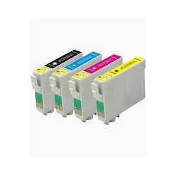 PACK DE 4 CARTOUCHES COMPATIBLES EPSON T0615