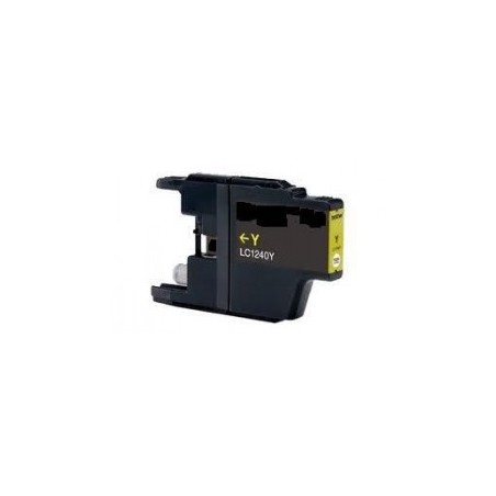 CARTOUCHE COMPATIBLE REMPLACE BROTHER LC1240/1280YXL YELLOW