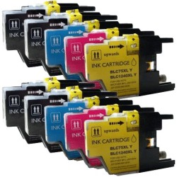 PACK DE 10 CARTOUCHES COMPATIBLES BROTHER LC-1240