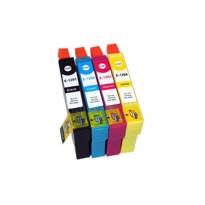 PACK DE 4 CARTOUCHES COMPATIBLES EPSON T1295