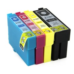 PACK DE 4 CARTOUCHES COMPATIBLES EPSON T13