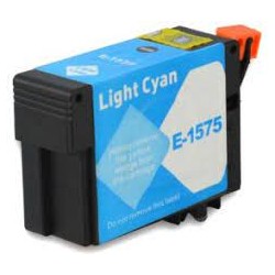 CARTOUCHE JET D'ENCRE COMPATIBLE EPSON T1575 LIGHT CYAN