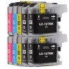 PACKE DE 10 CARTOUCHES COMPATIBLES BROTHER LC-127/ LC- 125