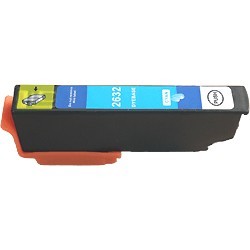 CARTOUCHE JET D'ENCRE COMPATIBLE EPSON T2632 CYAN