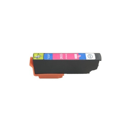 CARTOUCHE JET D'ENCRE COMPATIBLE EPSON T2633 MAGENTA