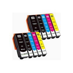 PACK DE 10 CARTOUCHES COMPATIBLES EPSON T2636