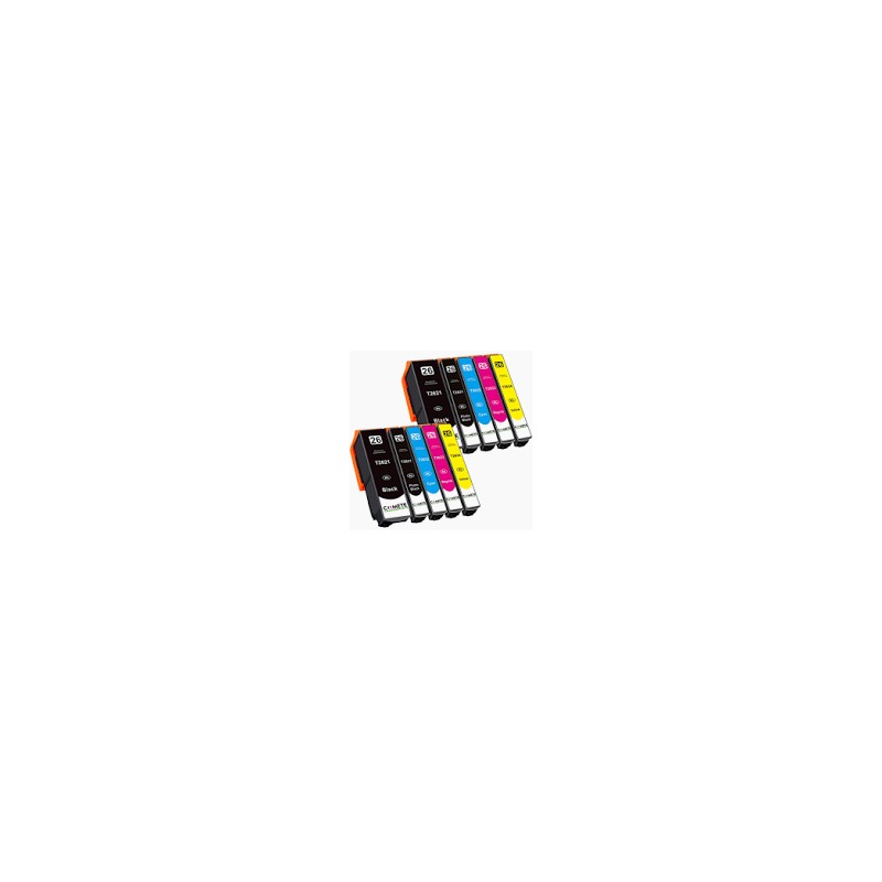 PACK DE 10 CARTOUCHES COMPATIBLES EPSON T2636