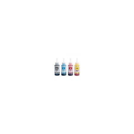 PACK DE 4 BOUTEILLES ECOTANK COMPATIBLE EPSON T664 4* 70ML