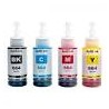 PACK DE 4 BOUTEILLES ECOTANK COMPATIBLE EPSON T664 4* 70ML