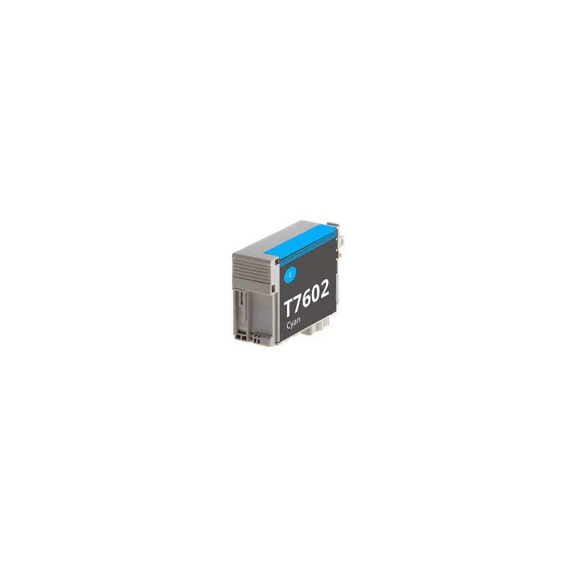 CARTOUCHE COMPATIBLE JET D'ENCRE EPSON T7602 CYAN