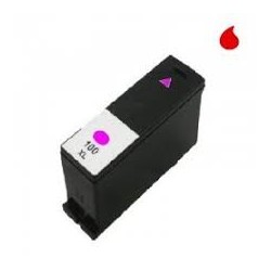 CARTOUCHE JET D'ENCRE COMPATIBLE LEXMARK 14N1070E (N°100 XL) MAGENTA