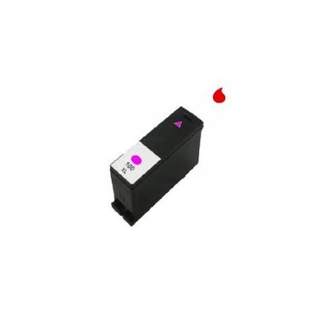 CARTOUCHE JET D'ENCRE COMPATIBLE LEXMARK 14N1070E (N°100 XL) MAGENTA