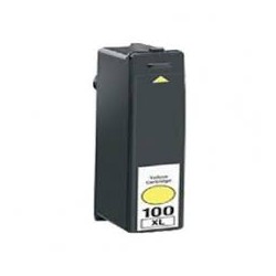 CARTOUCHE JET D'ENCRE COMPATIBLE LEXMARK 14N1071E (N°100 XL) YELLOW