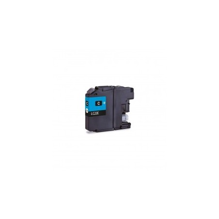 CARTOUCHE COMPATIBLE BROTHER LC-22E CYAN